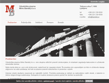Tablet Screenshot of bandelj.si